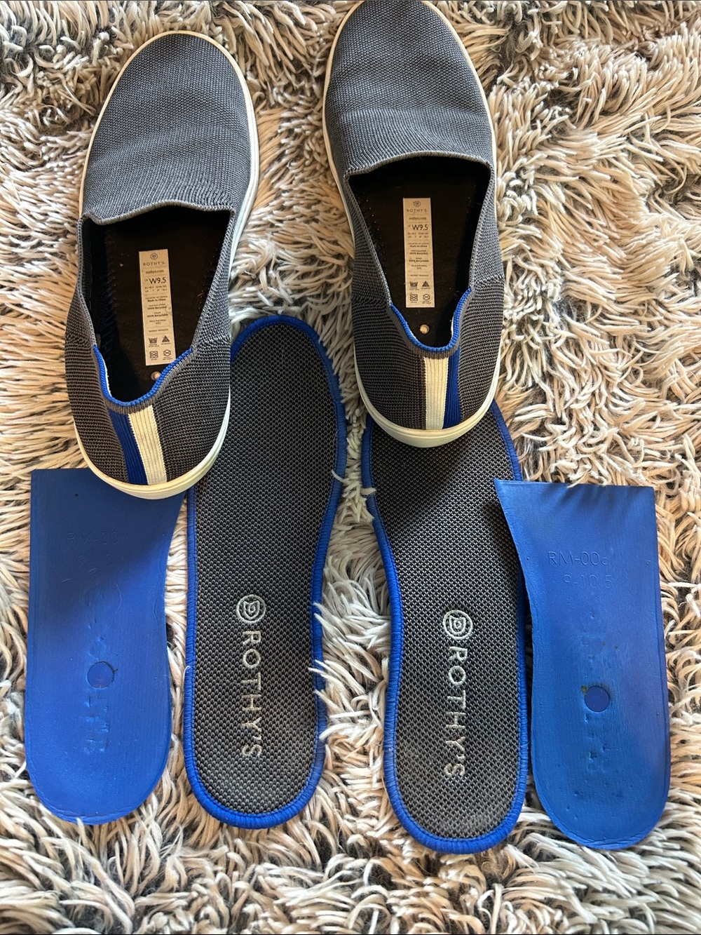 Rothy's Women's Gray Sneakers - Picture 5 of 5